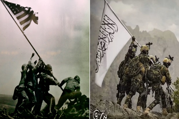 AS Panas, Unit Elit Taliban Kibarkan Panji Syahadat Mirip Adegan Imo Jiwa