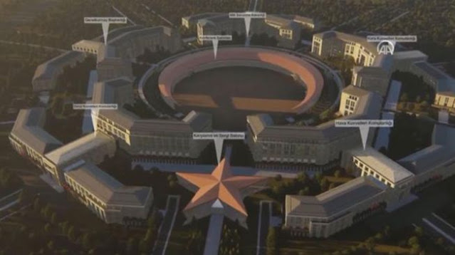Erdogan Bangun Kompleks Militer Mirip Pentagon