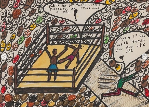Lukisan Langka Karya Petinju Legendaris Muhammad Ali Terjual Hampir Rp14 Miliar