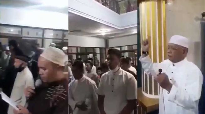 Viral Jemaah Masjid Berdiri Menyanyi Lagu Indonesia Raya Sebelum Salat Tarawih