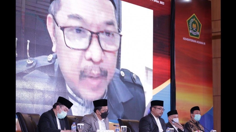 KH Sriyatin orang Muhammadiyah di Sidang Isbat Kemenag untuk awal Ramadan (Kemenag.go.id)