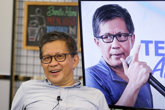"Tentu Ada yang Menyuruh...", Rocky Gerung Kritik Pembubaran Diskusi oleh OTK