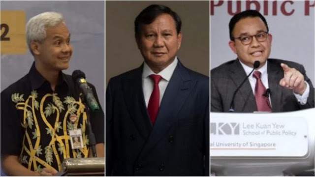 Anies-Muhaimin Nomor 1, Prabowo-Gibran Nomor 2 dan Ganjar-Mahfud Nomor 3