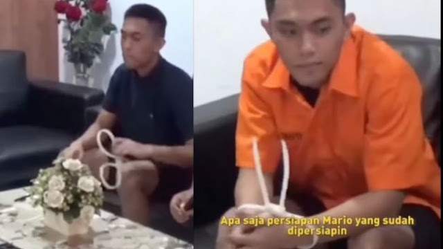 Kepergok Kamera! Mario Dandy Buru-Buru Ikat Tangannya Sendiri pakai Cable Ties