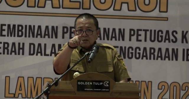 Momen Gubernur Lampung Tegur Wartawan, Minta Hapus Rekaman dan Jangan Diviralkan