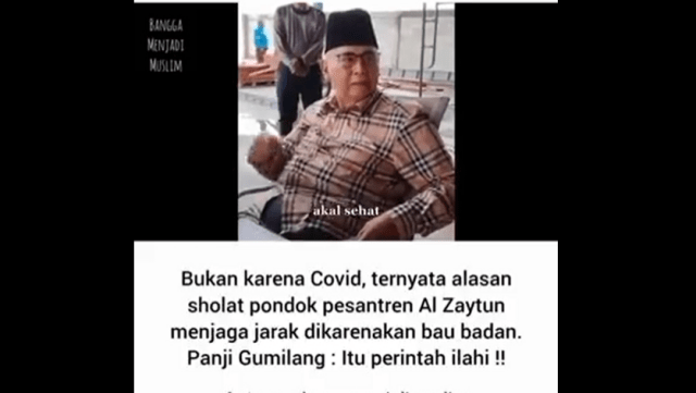Dalil Panji Gumilang Perkara Sholat di Al Zaytun Jaga Jarak, 'Bau Jengkol Bau Petai, Kan Gak Enak'