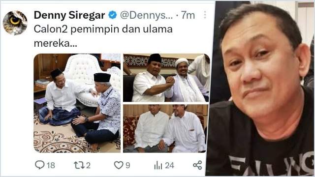 Jleb! Generasi Muda NU Kecam Denny Siregar: Dulu Pakai Foto Gus Mus, Sekarang Gus Baha, Pengadu Domba Ulama!