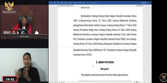 Gugatan MAKI Ditolak MK, Periode Kepemimpinan Firli Bahuri Cs Tetap 5 Tahun Gugatan MAKI Ditolak MK, Periode Kepemimpinan Firli Bahuri Cs Tetap 5 Tahun