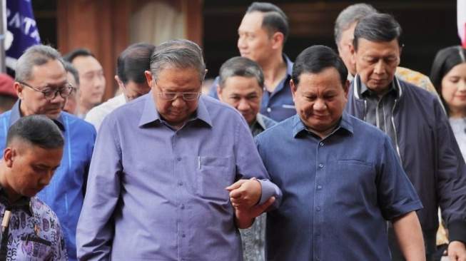 Prabowo Enggan Masukkan Nama SBY Ke Tim Pemenangan: Beliau Senior
