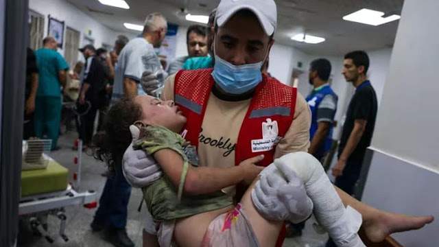 Sedihnya...Anak-anak Gaza Tulis Nama di Perut agar Dikenali jika Gugur Diserang Israel