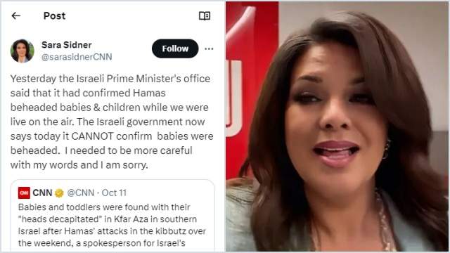 Jurnalis CNN Minta Maaf Usai Sebar Berita Hoaks Hamas Penggal Bayi