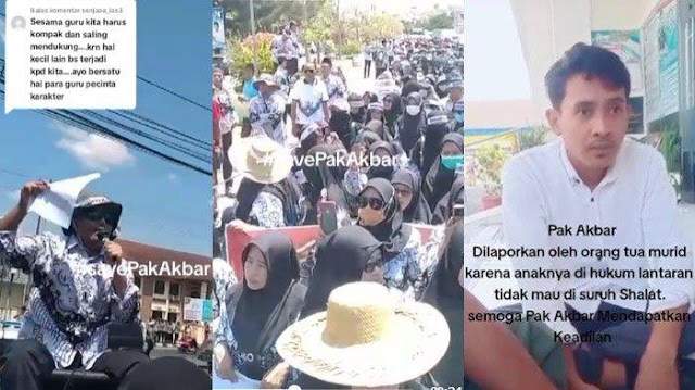 Gegara Pukul Murid yang Tak Mau Sholat, Guru Honorer Ini Dituntut Rp50 Juta