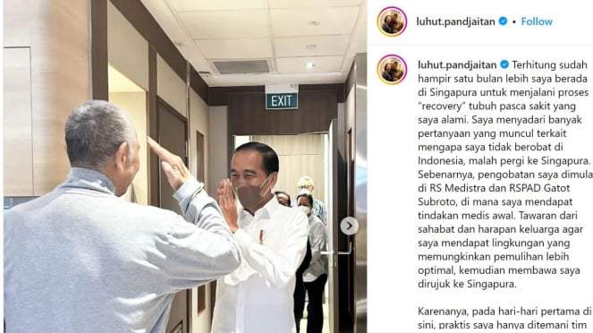 Ucapkan Selamat Pulih ke Luhut, Rocky Gerung: Tugas-tugasmu Menanti
