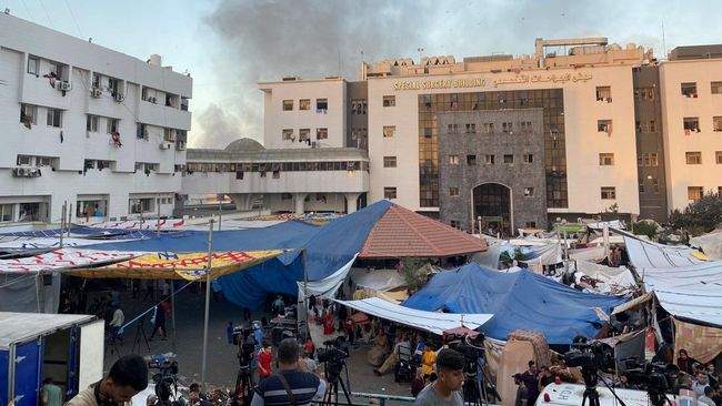 RS Al Shifa Gaza Diberi Waktu 30 Menit Kata Israel sebelum Diserbu