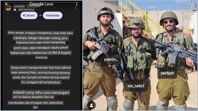 Tentara Israel Ini Tak Kuat Hadapi Netizen Indonesia: Ini Membuat Saya Gila