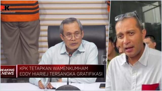 Dugaan Suap dan Gratifikasi Wamenkumham Eddy Hiariej, KPK: Tersangka!