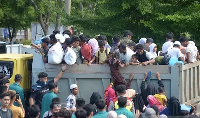 Pengungsi Rohingya Dipaksa Pindah oleh Mahasiswa Aceh
