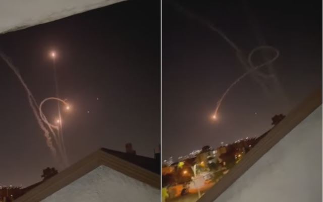 Rudal Hamas Buat Iron Dome Zionis Linglung Lalu Berbelok Hajar Tel Aviv