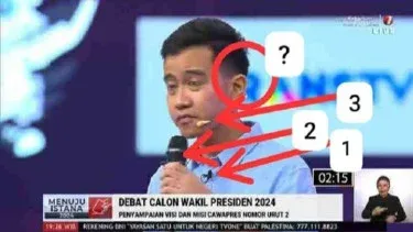 Begini Respon KPU soal Gibran Dicurigai karena Pakai 3 Mikrofon saat Debat Cawapres