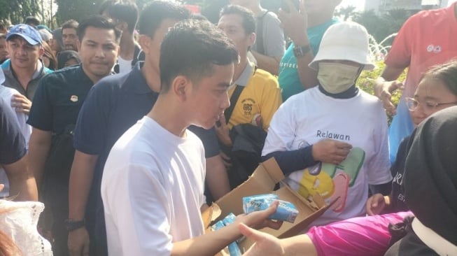 Soal Bagi-bagi Susu di CFD, Gibran Tegaskan Tak Ada Kegiatan Politik
