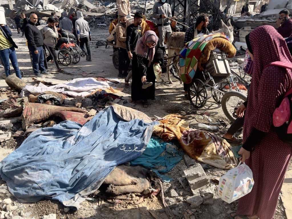 Kehancuran Besar-besaran, Mayat Berserakan di Jalan Sejumlah Wilayah Jalur Gaza