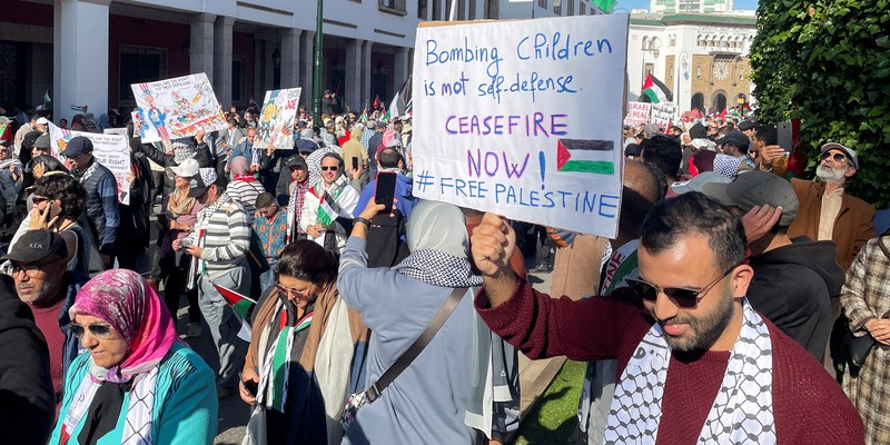 Support Palestina, Ribuan Warga Desak Maroko Putus Hubungan dengan Israel