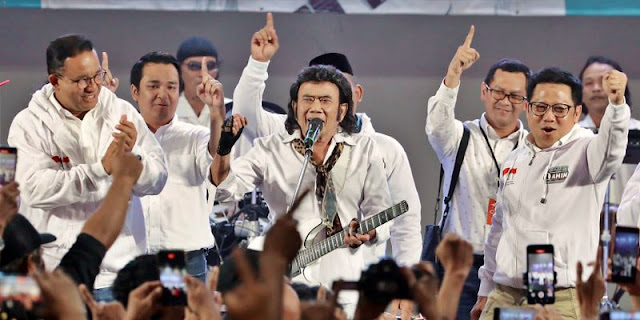 Raja Dangdut Rhoma Irama Temani Cak Imin Kampanye Akbar ke Jatim dan Jakarta