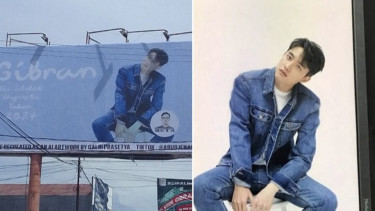Baliho Wajah Gibran Bergaya Boygrup Korea Malah Bikin Murka, K-Popers: Tak percaya Diri dengan Wajah dan Gaya Aslinya