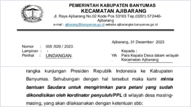 Mobilisasi Petani Dikerahkan Saat Kunjungan Jokowi, Pencitraannya Sudah Redup?