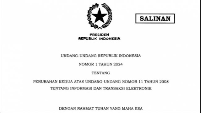 Diam-diam Jokowi Sudah Teken Revisi Kedua UU ITE Pertahankan Pasal Karet dan Tambahkan Pasal Lebih Berbahaya