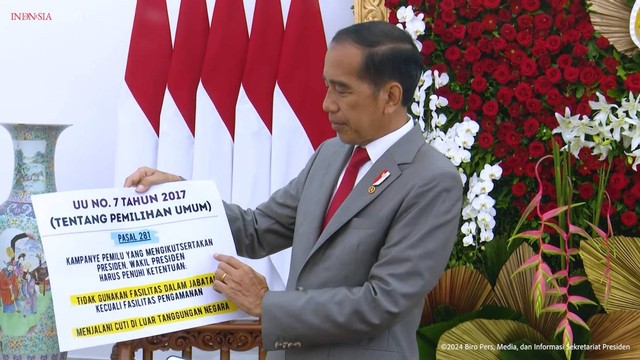 Jokowi Tunjukkan Pasal, Ahli Tata Negara Sebut Tetap Tak Bisa Kampanye: Baca Lengkapnya