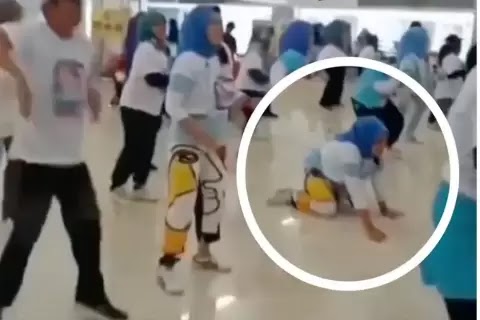 InnaLillahi, Peserta Aksi Kampanye Senam Gemoy Temui Ajal