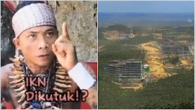 Viral Panglima Pajaji Dayak Kutuk Proyek IKN: Jokowi Sudah Membohongi Kami,  Masyarakat Kami Resah di Kalimantan