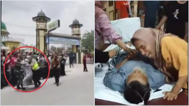 Pria Bergamis Meninggal Usai Dihadang Aparat Saat ke Masjid yang Digunakan Jokowi untuk Jumatan