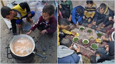 Warga Gaza Krisis Bahan Makanan, Hanya Masak Rumput untuk Berbuka Puasa