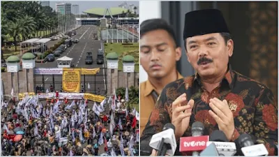 Ramainya Demonstrasi Kecurangan Pemilu, Menkopohulkam: Ah Itu Riak-riak Kecil!