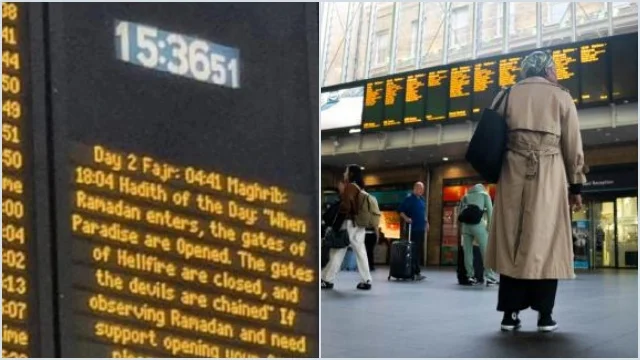 Hadits Nabi tentang Ramadhan Ditampilkan di Stasiun King's Cross London