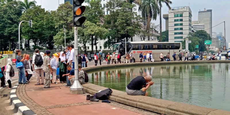 Dipimpin Din Syamsuddin, Peserta Aksi Dukung MK Gelar Shalat Jumat Bersama