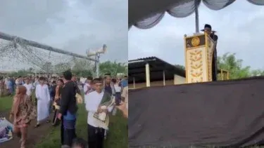 Heboh! Materi Ceramah Shalat Id Bahas Pemilu Curang Hingga Bawa-bawa Jokowi, Jamaah Langsung Bubar Jalan