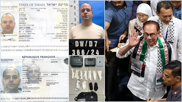 Pria Diduga Kuat Mata-mata ‘Israel’ Ditangkap di Kuala Lumpur, Bawa 6 Pistol dan 200 Peluru