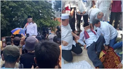 Meski Ambruk Usai Orasi Aksi Sidang Putusan Pilpres di MK, Din Syamsudin: Saya Masih Kuat