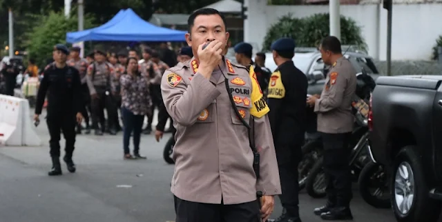 Aksi FPI Bela Palestina di Kedubes AS dan Mesir Dikawal Ribuan Polisi