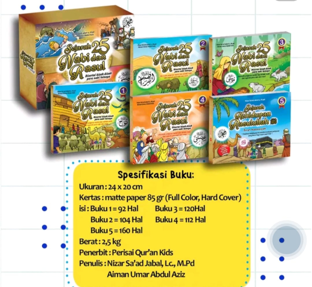 Resensi Buku untuk Anak : Sejarah 25 Nabi dan Rasul