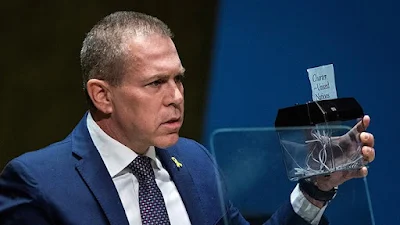 Tantrum, Dubes Israel untuk PBB Hancurkan Piagam PBB dalam Sidang Majelis Umum