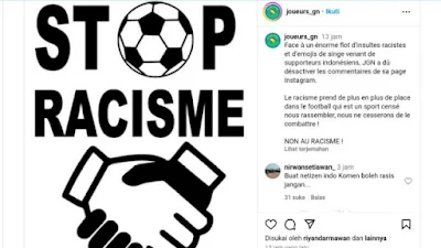 Federasi Guinea Diserang Rasisme dari Indonesia: Apa pun yang Anda Lakukan, Kami Ada di Olimpiade