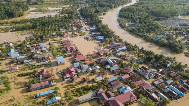 Kawasan IKN Dilanda Banjir, Rendam Ratusan Rumah dari Empat Desa di Sepaku