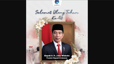 Akun IG Kominfo Dikritisi Warganet: Ucapan Selamat Ultah Jokowi Mirip Buku Yasinan