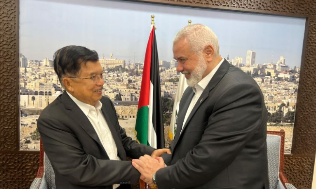 JK Kenang Kembali Pertemuan dengan Ismail Haniye di Doha
