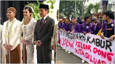Jokowi Lebih Pilih Hadiri Nikahan Seleb Ketimbang Respon Demo Mahasiswa, Ketua BEM Unpad: Serasa Tidak Berarti