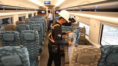 Viral Bantal Kereta Cepat Whoosh Hilang Diambil Penumpang